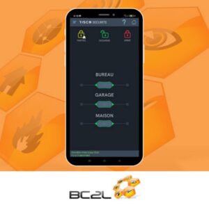 Application mobile BC2L permettant de piloter une alarme et une caméra connectée à distance