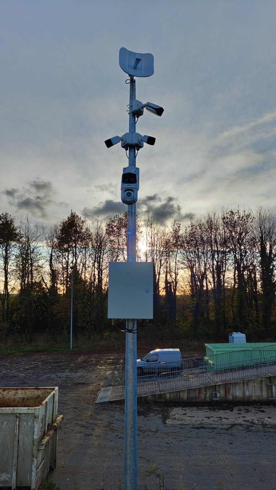 vidéosurveillance mât - BC2L Amiens Alarme et vidéoprotection